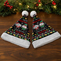 My Two Front Teeth Christmas Design Christmas Santa Hat Xmas Holiday Patterns - Wonder Print Shop