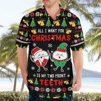 My Two Front Teeth Christmas Design Hawaiian Shirt Xmas Holiday Patterns - Wonder Print Shop