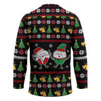 My Two Front Teeth Christmas Design Hockey Jersey Xmas Holiday Patterns - Wonder Print Shop