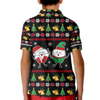 My Two Front Teeth Christmas Design Kid Polo Shirt Xmas Holiday Patterns - Wonder Print Shop