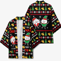 My Two Front Teeth Christmas Design Kimono Xmas Holiday Patterns - Wonder Print Shop