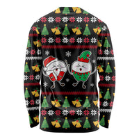 My Two Front Teeth Christmas Design Long Sleeve Shirt Xmas Holiday Patterns - Wonder Print Shop