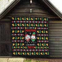 My Two Front Teeth Christmas Design Quilt Xmas Holiday Patterns - Wonder Print Shop