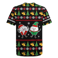 My Two Front Teeth Christmas Design Rugby Jersey Xmas Holiday Patterns - Wonder Print Shop