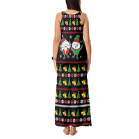 My Two Front Teeth Christmas Design Tank Maxi Dress Xmas Holiday Patterns - Wonder Print Shop