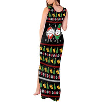 My Two Front Teeth Christmas Design Tank Maxi Dress Xmas Holiday Patterns - Wonder Print Shop