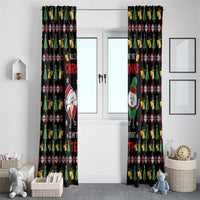 My Two Front Teeth Christmas Design Window Curtain Xmas Holiday Patterns - Wonder Print Shop