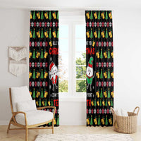 My Two Front Teeth Christmas Design Window Curtain Xmas Holiday Patterns - Wonder Print Shop