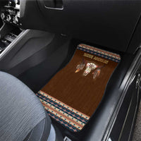 Native Skull Christmas Design Car Mats Xmas Holiday Patterns - Wonder Print Shop