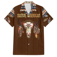 Native Skull Christmas Design Hawaiian Shirt Xmas Holiday Patterns - Wonder Print Shop