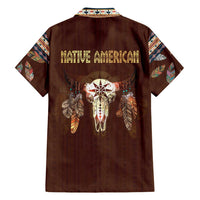 Native Skull Christmas Design Hawaiian Shirt Xmas Holiday Patterns - Wonder Print Shop