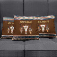 Native Skull Christmas Design Pillow Cover Xmas Holiday Patterns - Wonder Print Shop