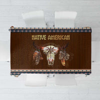 Native Skull Christmas Design Tablecloth Xmas Holiday Patterns - Wonder Print Shop
