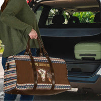 Native Skull Christmas Design Travel Bag Xmas Holiday Patterns - Wonder Print Shop