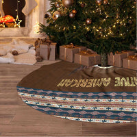 Native Skull Christmas Design Tree Skirt Xmas Holiday Patterns - Wonder Print Shop