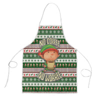 No Coffee No Workee Christmas Design Apron Xmas Holiday Patterns - Wonder Print Shop