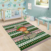 No Coffee No Workee Christmas Design Area Rug Xmas Holiday Patterns - Wonder Print Shop