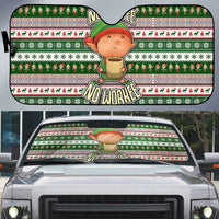 No Coffee No Workee Christmas Design Auto Sun Shade Xmas Holiday Patterns - Wonder Print Shop