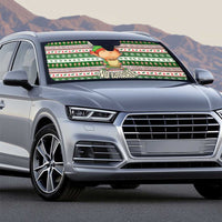 No Coffee No Workee Christmas Design Auto Sun Shade Xmas Holiday Patterns - Wonder Print Shop