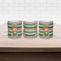 No Coffee No Workee Christmas Design Ceramic Mug Xmas Holiday Patterns - Wonder Print Shop