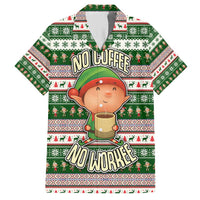 No Coffee No Workee Christmas Design Hawaiian Shirt Xmas Holiday Patterns - Wonder Print Shop