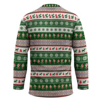 No Coffee No Workee Christmas Design Hockey Jersey Xmas Holiday Patterns - Wonder Print Shop