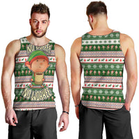No Coffee No Workee Christmas Design Men Tank Top Xmas Holiday Patterns - Wonder Print Shop