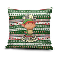 No Coffee No Workee Christmas Design Pillow Cover Xmas Holiday Patterns - Wonder Print Shop