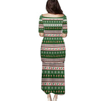 No Coffee No Workee Christmas Design Puletasi Xmas Holiday Patterns - Wonder Print Shop