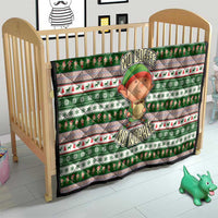 No Coffee No Workee Christmas Design Quilt Xmas Holiday Patterns - Wonder Print Shop