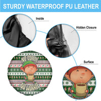 No Coffee No Workee Christmas Design Spare Tire Cover Xmas Holiday Patterns - Wonder Print Shop