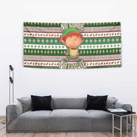 No Coffee No Workee Christmas Design Tapestry Xmas Holiday Patterns - Wonder Print Shop
