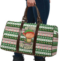 No Coffee No Workee Christmas Design Travel Bag Xmas Holiday Patterns - Wonder Print Shop