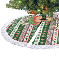 No Coffee No Workee Christmas Design Tree Skirt Xmas Holiday Patterns - Wonder Print Shop