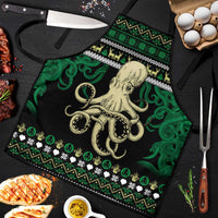 Octopus Cool Christmas Design Apron Xmas Holiday Patterns - Wonder Print Shop