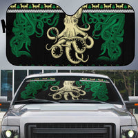 Octopus Cool Christmas Design Auto Sun Shade Xmas Holiday Patterns - Wonder Print Shop