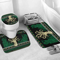 Octopus Cool Christmas Design Bathroom Set Xmas Holiday Patterns - Wonder Print Shop