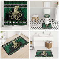 Octopus Cool Christmas Design Bathroom Set Xmas Holiday Patterns - Wonder Print Shop
