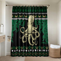 Octopus Cool Christmas Design Bathroom Set Xmas Holiday Patterns - Wonder Print Shop