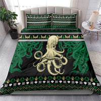 Octopus Cool Christmas Design Bedding Set Xmas Holiday Patterns - Wonder Print Shop