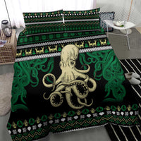 Octopus Cool Christmas Design Bedding Set Xmas Holiday Patterns - Wonder Print Shop