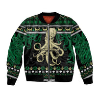 Octopus Cool Christmas Design Bomber Jacket Xmas Holiday Patterns - Wonder Print Shop