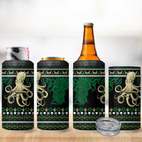 Octopus Cool Christmas Design 4 in 1 Can Cooler Tumbler Xmas Holiday Patterns - Wonder Print Shop