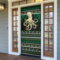 Octopus Cool Christmas Design Door Cover Xmas Holiday Patterns - Wonder Print Shop