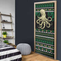 Octopus Cool Christmas Design Door Cover Xmas Holiday Patterns - Wonder Print Shop
