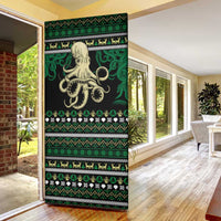 Octopus Cool Christmas Design Door Cover Xmas Holiday Patterns - Wonder Print Shop