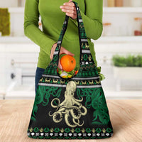 Octopus Cool Christmas Design Grocery Bag Xmas Holiday Patterns - Wonder Print Shop