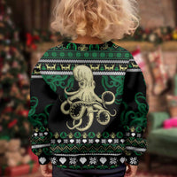 Octopus Cool Christmas Design Kid Ugly Christmas Sweater Xmas Holiday Patterns - Wonder Print Shop