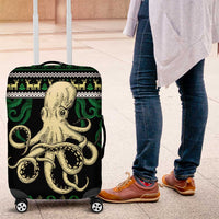 Octopus Cool Christmas Design Luggage Cover Xmas Holiday Patterns - Wonder Print Shop