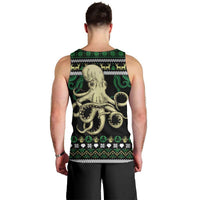 Octopus Cool Christmas Design Men Tank Top Xmas Holiday Patterns - Wonder Print Shop
